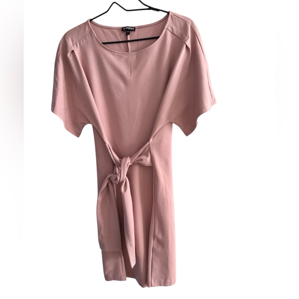 Express Pink Midi Dress